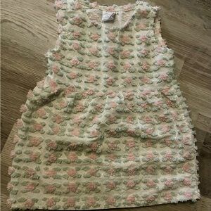 Kids Casual Dress with Textured Design